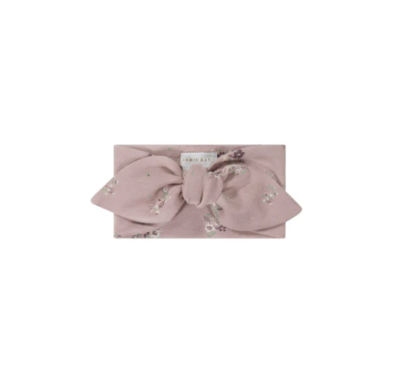 Jamie Kay - Organic Cotton Headband - Lauren Floral Fawn|136708