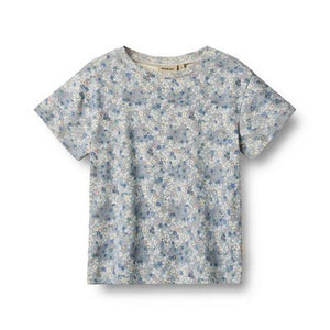 Wheat - T-Shirt S/S Ella Blue Summer|125782