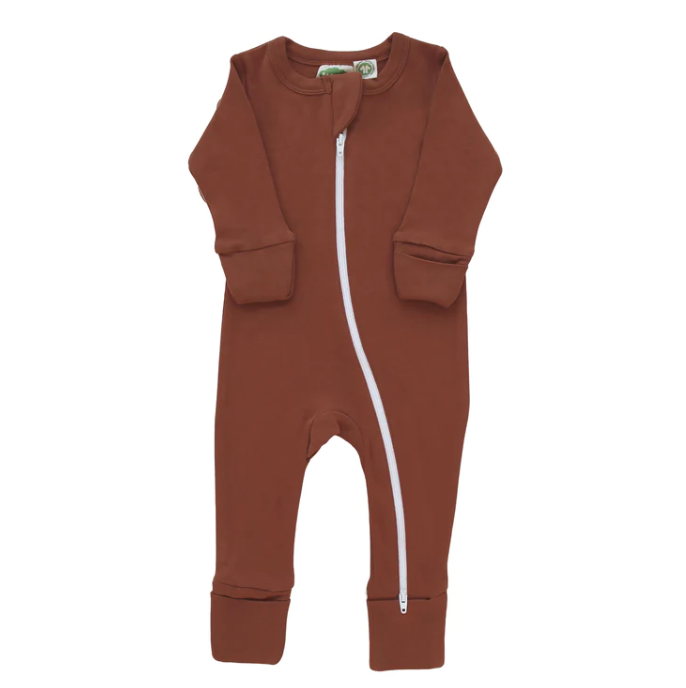 Parade Organics - '2 Way' Zipper Romper - Cedar|35999