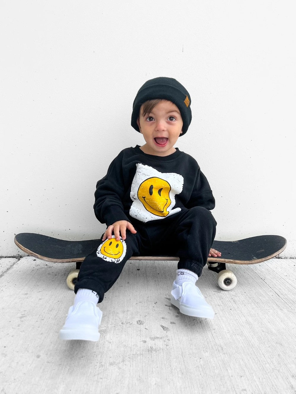 Little Bipsy - Smiley Sweatpant - Black|106979