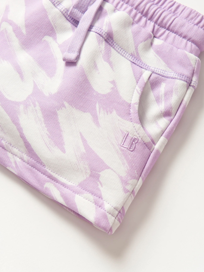 Brush Stroke Skort - Lavender|130207