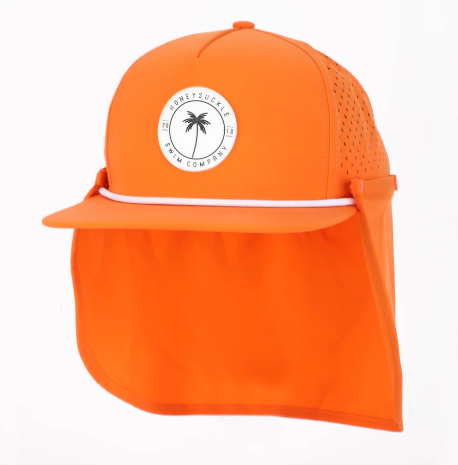 Honeysuckle - Snapback Sunhat - Orange - 2-7Y|91697