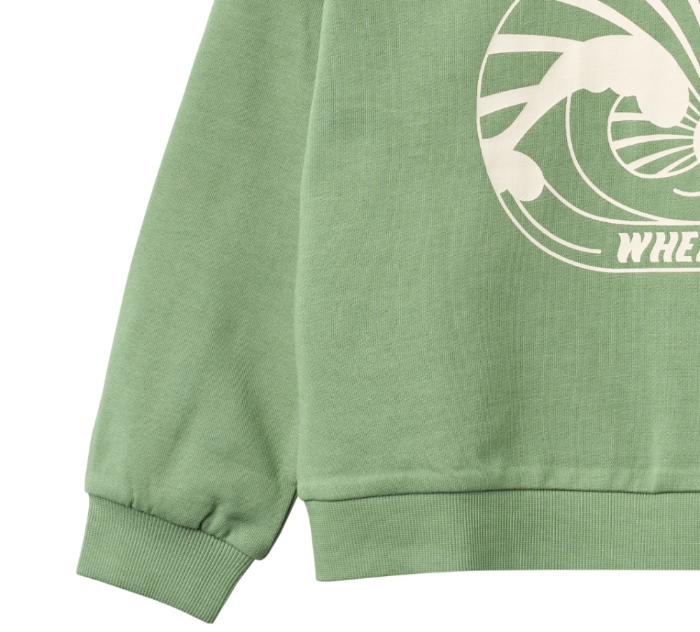 Wheat - Sweatshirt L/S Breeze Jade Green|191234