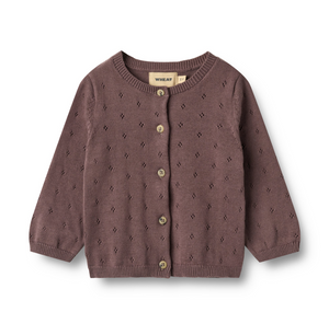 Wheat - Knit Cardigan Maia Plum|164365