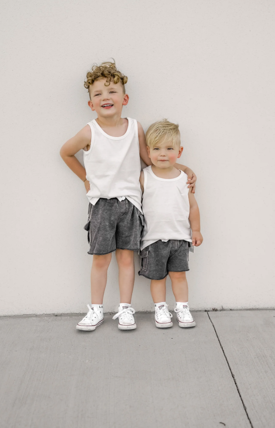 Little Bipsy - Raw Edge Cargo Shorts|137955