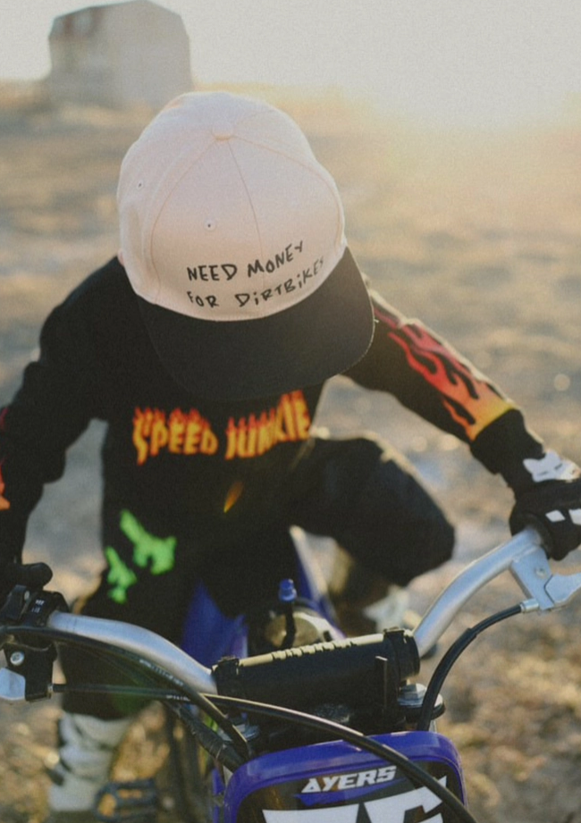 Little Trouble -  Need $ For Dirt Bikes Snapback Tan|178757
