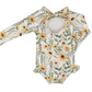Current Tyed - "Brooklyn" Ruffle Rashguard Suit|140516