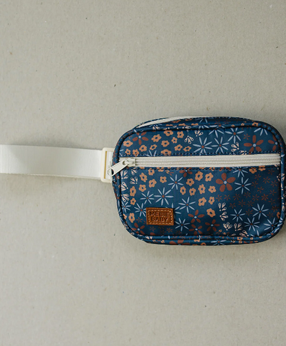 Mebie Baby - Navy Floral Mini Fanny Pack|108718