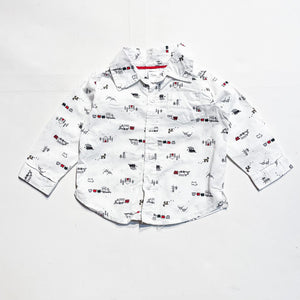 Carters Button UP 12M|136852