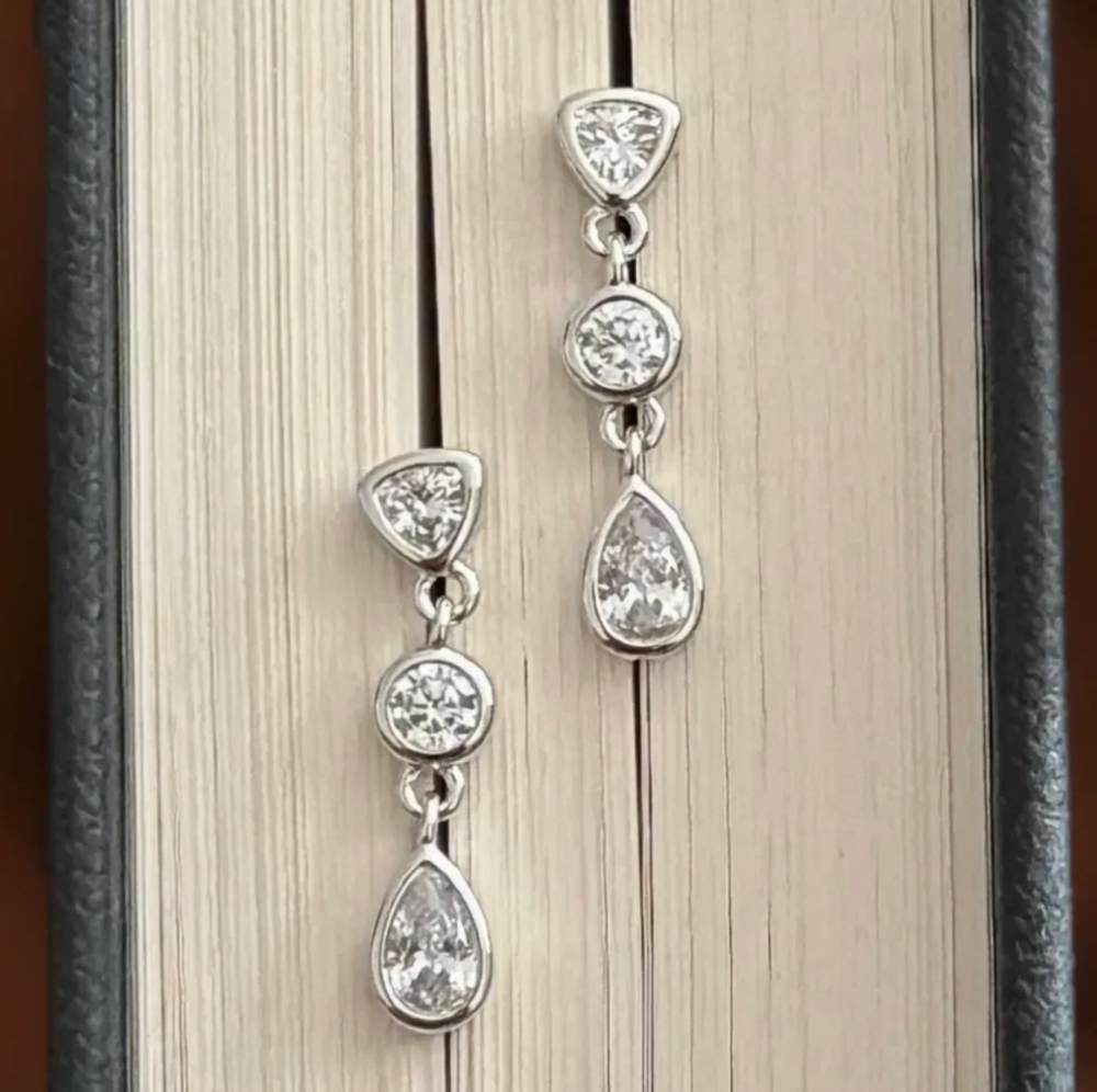 Namra Earrings- Silver|218817
