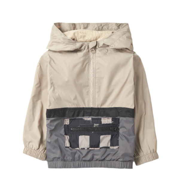 Little Bipsy - Check Black Windbreaker|149317