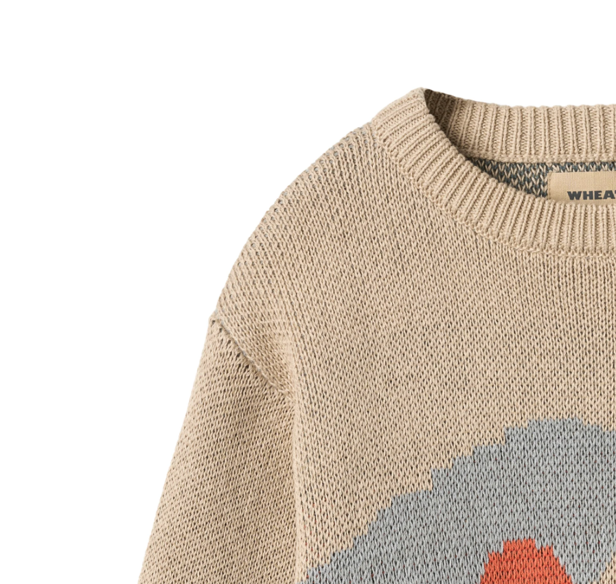 Wheat - Jaquard Pullover William Warm Sand|164347