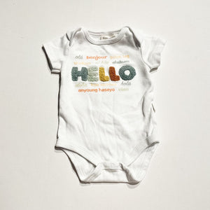 Rabbit + Bear Onesie 3-6M|228100