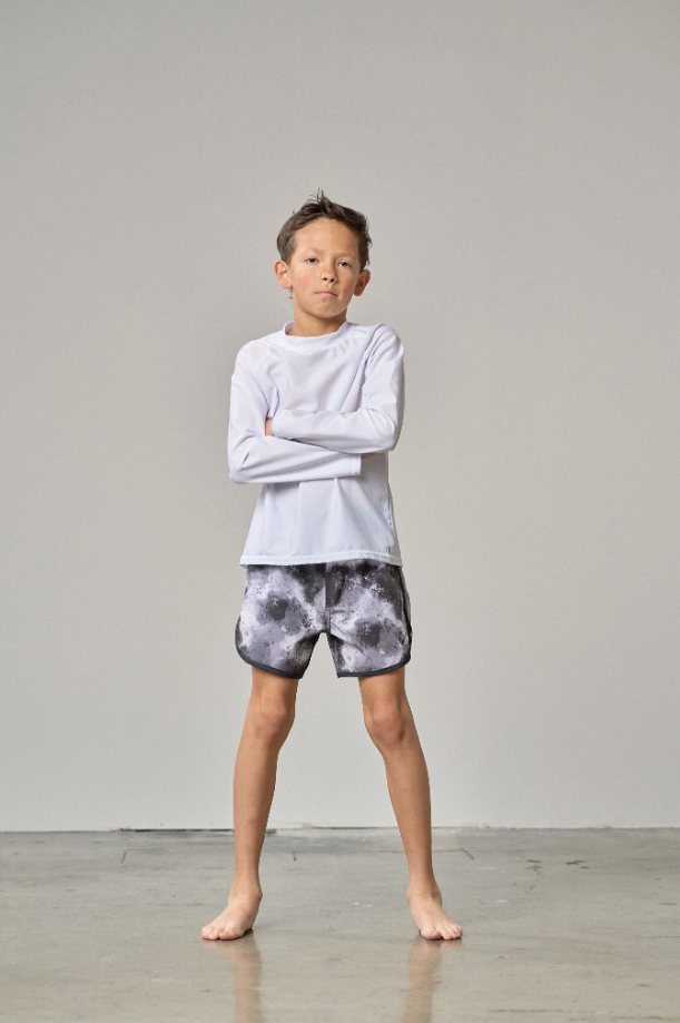 Little Bipsy - Swim Short - Monochrome Watercolor|139440