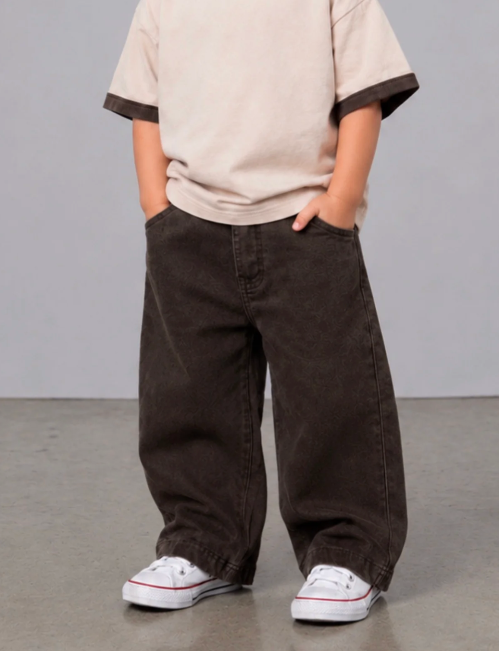 Little Bipsy -  Baggy Jeans - Brown|226138