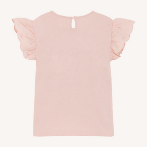 Creamie - Rose Smoke Ruffle Tee|194033