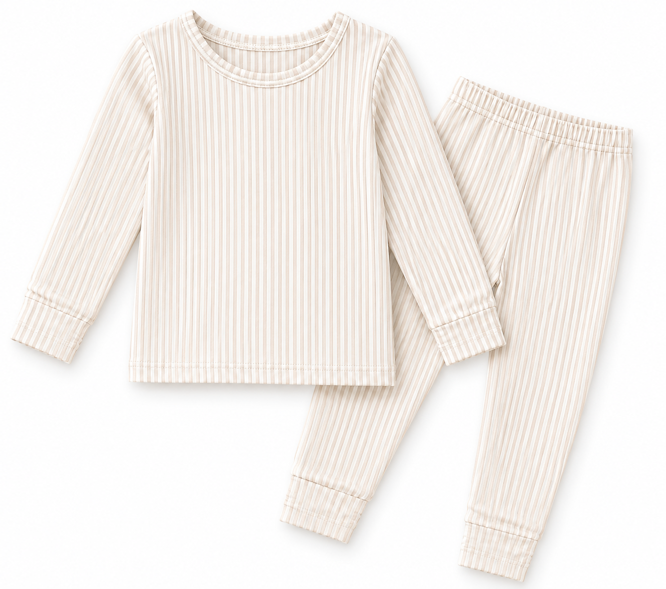 Roobear - Pinstripe Two-Piece PJs Honeycomb Golden - 6T