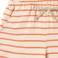 Wheat - Jersey Shorts Kalle Orange Stripe|197212