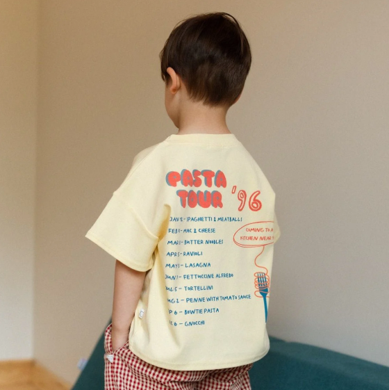 Roobear - Pasta Tour Cotton Tee|205898