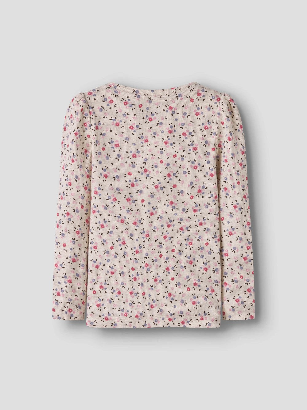 Name It - Ribbed Floral Long Sleeve|225535
