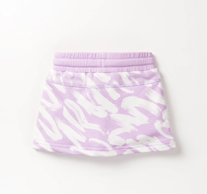 Brush Stroke Skort - Lavender|130203