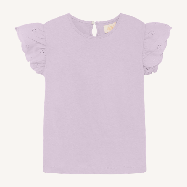 Creamie - Lavender Ruffle Tee|194037