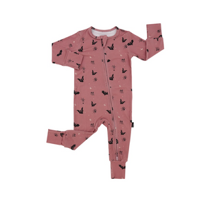 Belan.J - Footless Zipper Sleeper Bats Ash Rose|158756