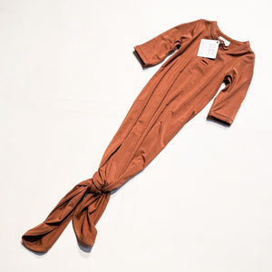 Mebie Baby Bamboo Knot Gown 0-3M Reg. $38|147587