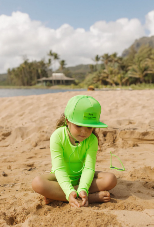 Current Tyed - Waterproof Snapback - Neon Green|147127