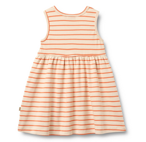 Wheat - Jersey Dress Martha Orange Stripe|197195