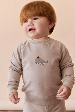 Jamie Kay - Sweatshirt - Hazy Taupe Whale|153279