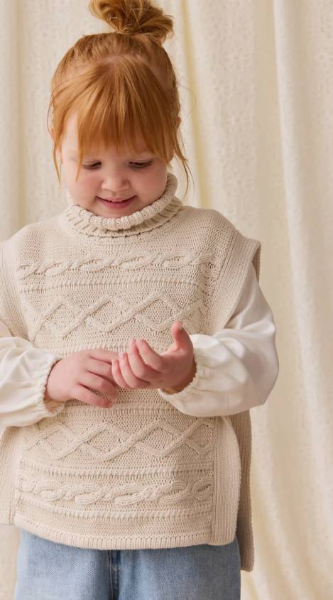 Jamie Kay - Pima Cotton Augustine Top Parchment|176526