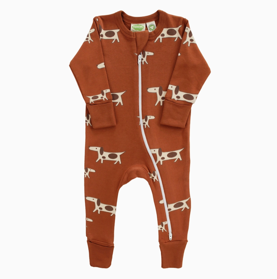 Parade -  '2-Way' Zip Romper Dogs|164060