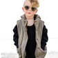 Little Bipsy - Hooded Puffer Vest - Army Green|113218