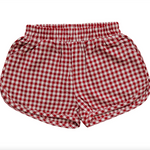 Mebie Baby - Red Gingham Shorts|185383