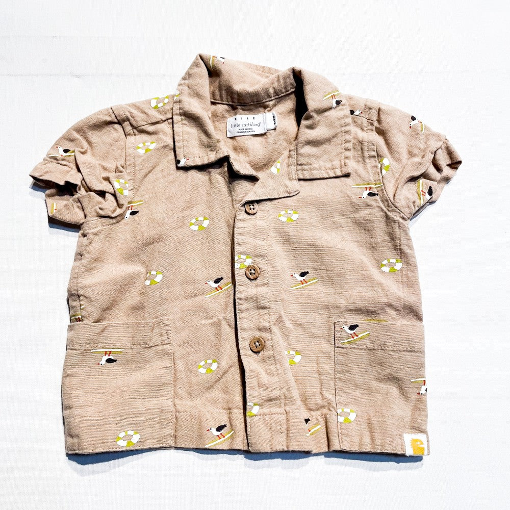 Rise Little Earthling Shirt 6-9M|182172