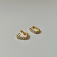 Rectangle Pearl Earrings - 18K PVD Gold Plating|176892