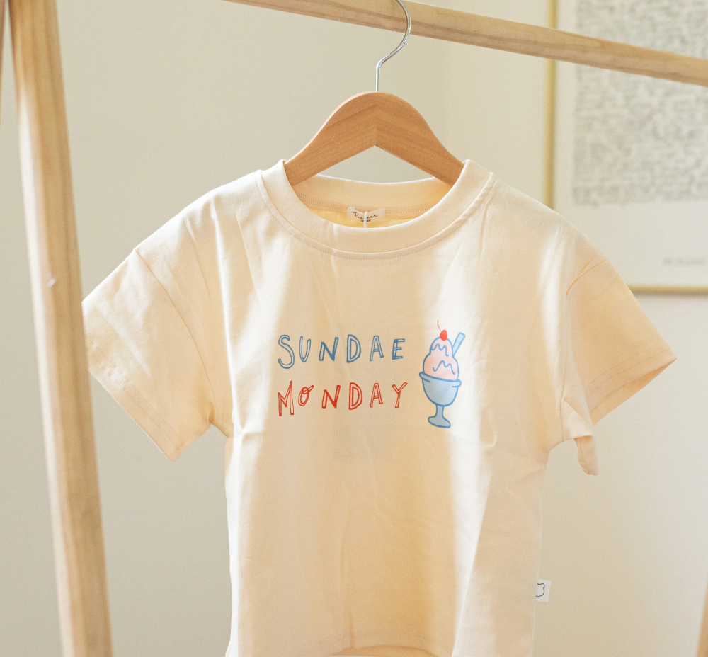 Roobear - Sundae Monday - Organic Cotton Tee|147713