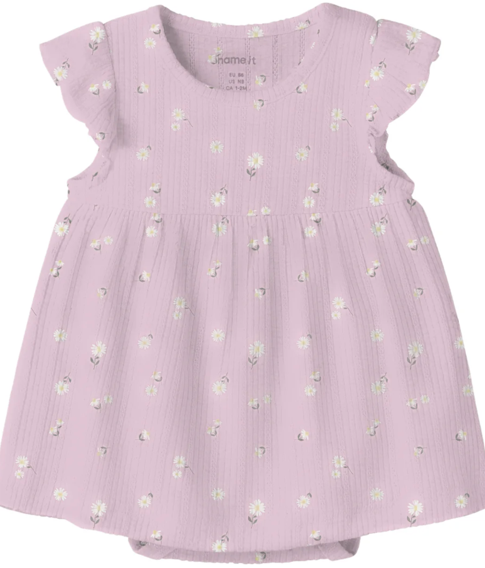 Name It - Wild Daisy Bodysuit Dress|210589