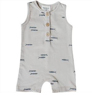 Mebie Baby - Fish Short Romper|205060
