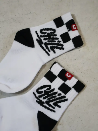 Little Trouble - Chill Crew Socks White|205822