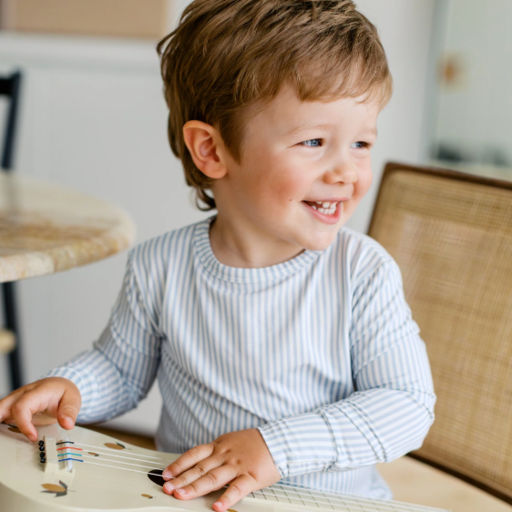 Roobear - Pinstripe Two-Piece PJs Morning Tide Blue|162792