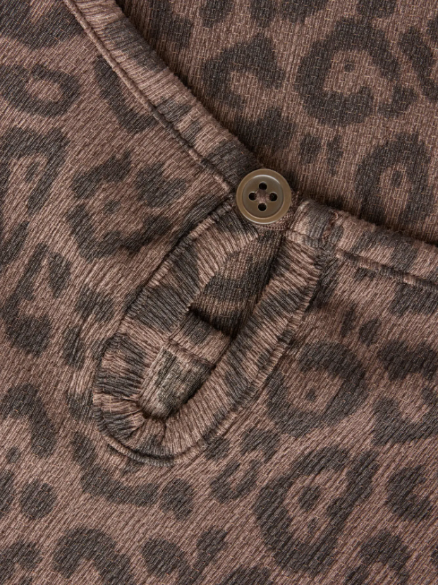 Name It - Leopard Puff Sleeve Top|213783
