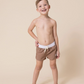 Roco Swim - Boardshort Brown/White|91705