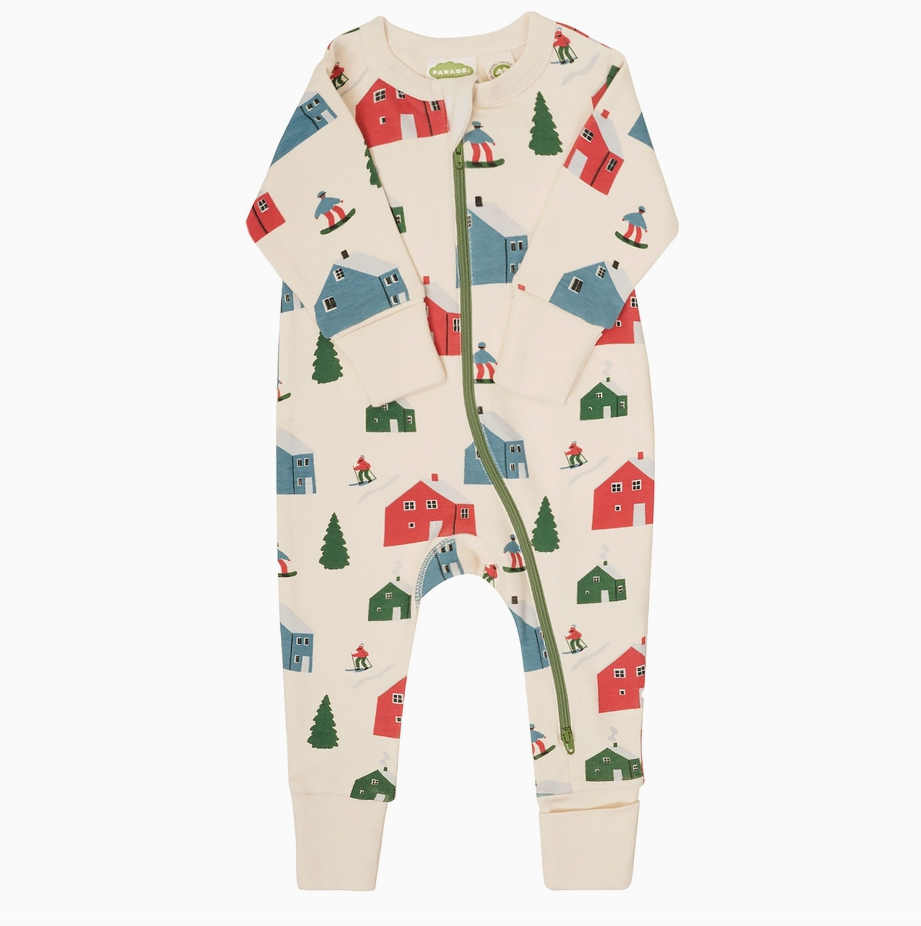 Parade Organics - '2-Way' Zip Holiday Romper Alpine|173332