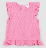 Miles The Label - Frilly Pink Shirt|187567