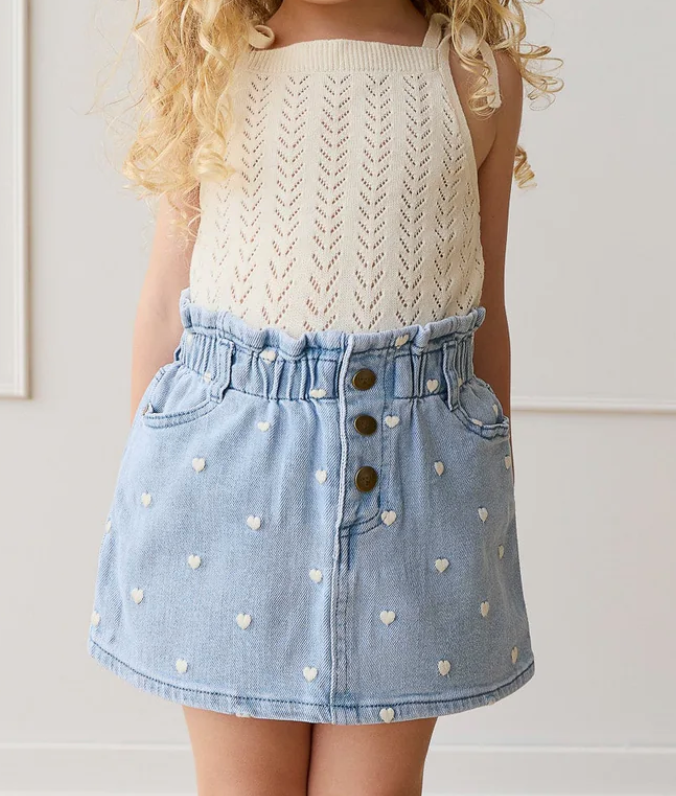 Jamie Kay - Petite Heart Denim - Skirt|153339