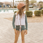 Current Tyed - Float Vest Purple Stripes|128031