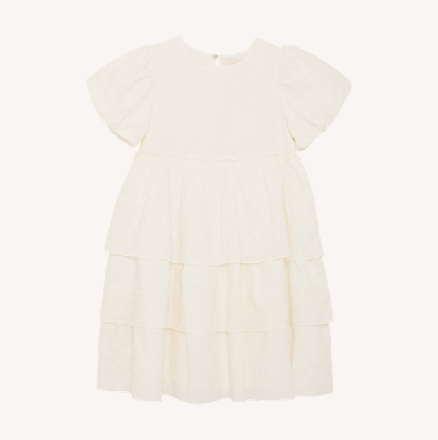 Creamie - Embroidered Dress White|193992