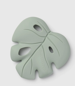 Loulou Lollipop - Silicone Teether - Seafoam Monstera|153113